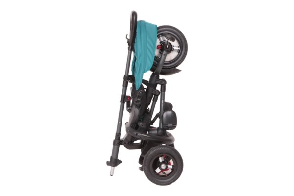 QPLAY Rowerek trójkołowy Rito air gel (Rubber) Green-blue, wiek 10-72 miesiące