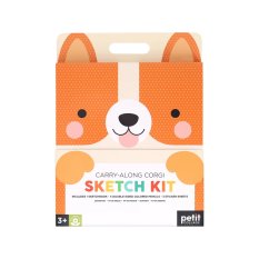 Petit Collage Reise-Kunstset Corgi
