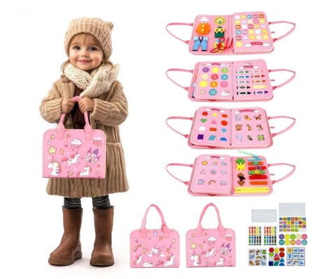 2Kids Toys Senzorična busy knjiga Samorog 3