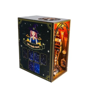 2Kids Toys układanka 3D Podpórka do książek miniatura domku Domek czarodziejki Miry