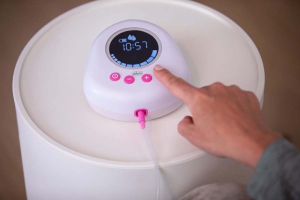 CHICCO Elektrisk bröstpump Singelrosa