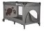 PETITE&MARS Postieľka cestovná Koot - Lion Grey + Prenosný projektor 3v1 Hooty 0m+
