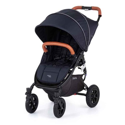 VALCO BABY Sportkinderwagen Snap 4 Sport Flat Matte LTD Edition Deep Blue, Öko-Leder