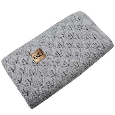 EKO Bambusdecke Light Grey 80x100cm