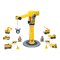 Bigjigs Rail Kran und Baumaschinen