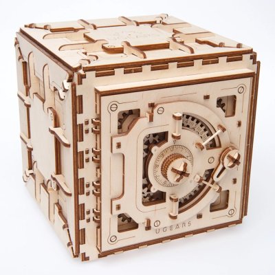 Ugears 3D Holzmechanik Puzzle Safe