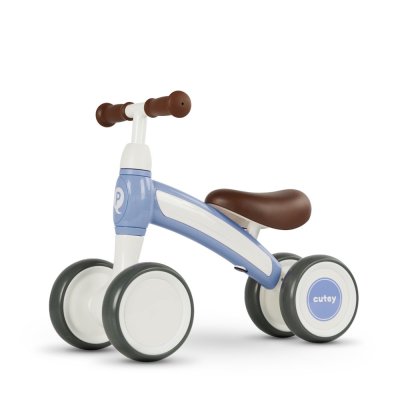 QPLAY Bicicleta de equilibrio Cutey Blue, edad 1-3 años, hasta 20 kg