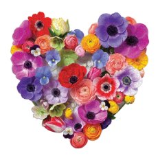 Puzzle Galison Cœur Floral 750 pièces