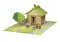Jeujura Jeu de construction en bois 85 pièces Maisonnette en duplex