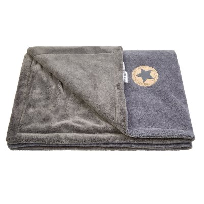 Coperta doppia MAZLÍK BAMBUS Outlast® - grigio scuro/grigio