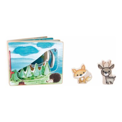small foot Houten prentenboek interactief spel