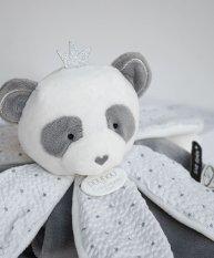 Doudou Darčeková sada - plyšová hračka na maznanie panda 26 cm