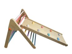 2Kids Toys Pikler-Dreieck mit Brett Pastell