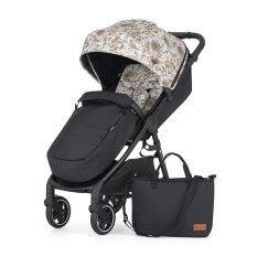 PETITE&MARS Passeggino sportivo Royal2 Nero Limited100 Elegant Birds