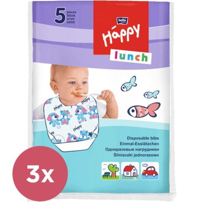 3x BELLA HAPPY oprsnica za enkratno uporabo (5 kom)