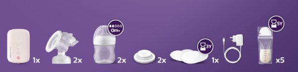 Philips AVENT Muttermilchpumpe elektrisch DUO SCF397/31