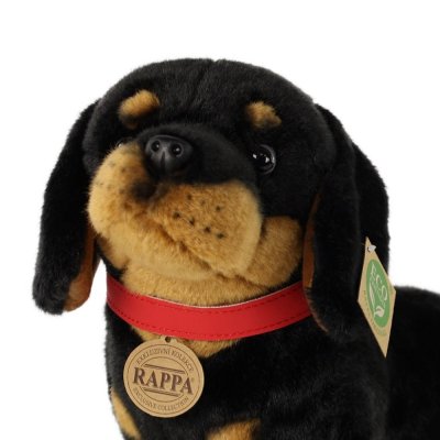 Rappa Chien Teckel en peluche assis 30 cm ECO-FRIENDLY