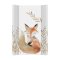 CEBA BABY Wickelauflage 2-seitig mit fester Platte (50x70) Basic Red Fox