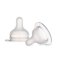 CANPOL BABIES Silikonowy smoczek do butelki S-Shape mini 0m+, 2 szt.