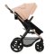 KINDERKRAFT Carrinho de Bebé Combinado Moov 2 3 em 1 Sand Beige - Rodas de Espuma