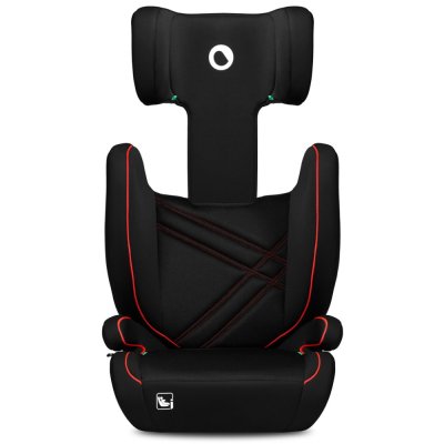 LIONELO Bilbarnstol Hugo i-Size (100-150 cm) Sporty Black Red