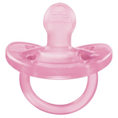 CHICCO Schnuller Physio Vollsilikon 6-16m Mädchen 1 Stk