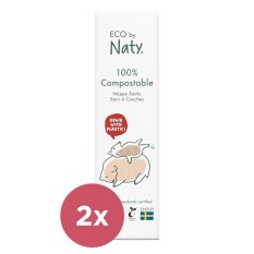 2x ECO BY NATY Beutel für gebrauchte Windeln (50 Stück)