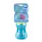 CANPOL BABIES Butelka sportowa ze słomką - niebieska 370 ml