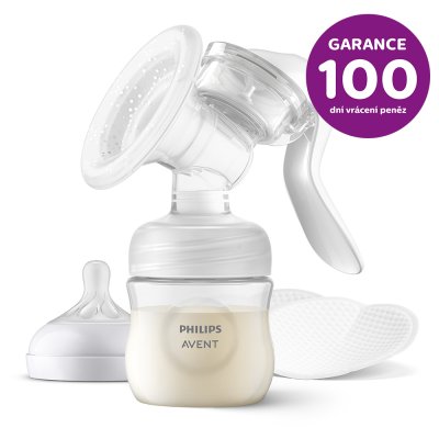 Philips AVENT Bröstpump. mjölkmanual + Barnpassningsset SCH400/52