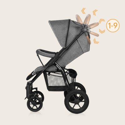 LIONELO Sportkinderwagen Annet Tour Grey Stone