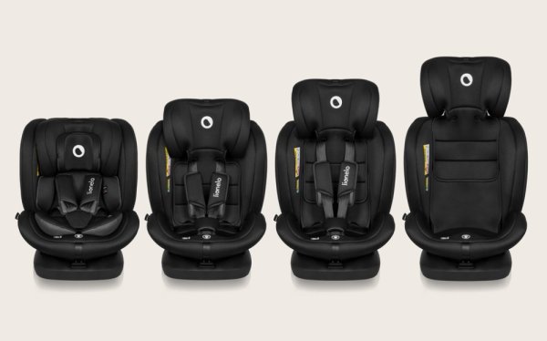 LIONELO Seggiolino Auto Bastiaan i-Size (40-150 cm) Black Carbon