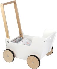 small foot Little Button Doll's Pram