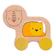 Petit Collage Fa oroszlán kerekeken