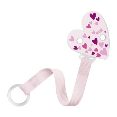 NUK Schnullerband rosa