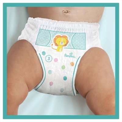 PAMPERS Active Baby-Dry Pants Kalhotky plenkové jednorázové 4+ (9-15 kg) 50 ks - JUMBO PACK