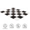 KINDERKRAFT Schaumstoff Puzzlematte Luno 150 x 180 cm Schwarz, 30 Stk.