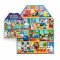 Mudpuppy La mia casa, la mia dimora - puzzle a forma di casa 100 pezzi