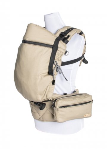 Monkey Mum® Multifunktionale Hüfttasche für Babywanne Carrie – Wüstensand