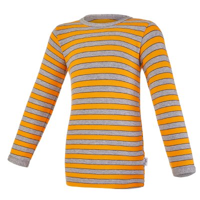 Pijama DR slip Outlast® - faixa cinza-laranja/mescla cinza