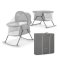 KINDERKRAFT Lit bébé 3 en 1 Lovi Gris