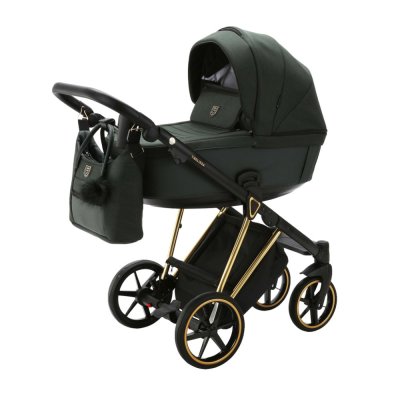 ADAMEX Wózek wielofunkcyjny Belissa Special Edition Dark Green/Gold