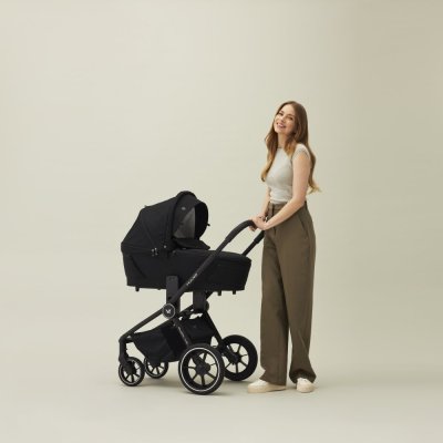 MUUVO Kombikinderwagen Quick 4.0 Classic Black Set 2in1