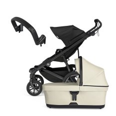 THULE Stroller Urban Glide 4-pyöräinen musta/pehmeä beige setti M