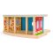 Bigjigs Rail Dreifach Lokschuppen mit Toren