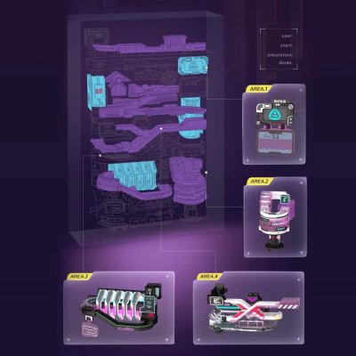 RoboTime 3D Puzzle mecanică pistă cu bile Orașul viitorului