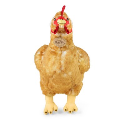 Rappa Plush standing hen 33 cm with egg ECO-FRIENDLY