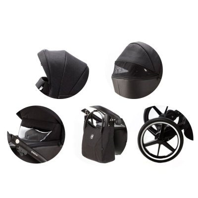 ADAMEX Wózek wielofunkcyjny Mobi New Lux Black