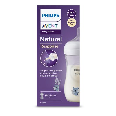 Philips AVENT Biberon Natural Response 260 ml, 1m+, koala