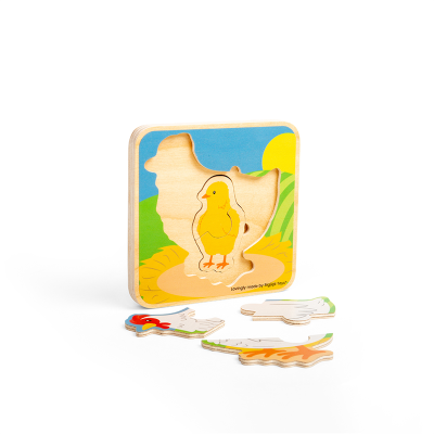 Bigjigs Toys Puzzle Lebenszyklus Huhn