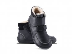 Be Lenka Dětské zimní barefoot boty Panda 2.0 - All Black